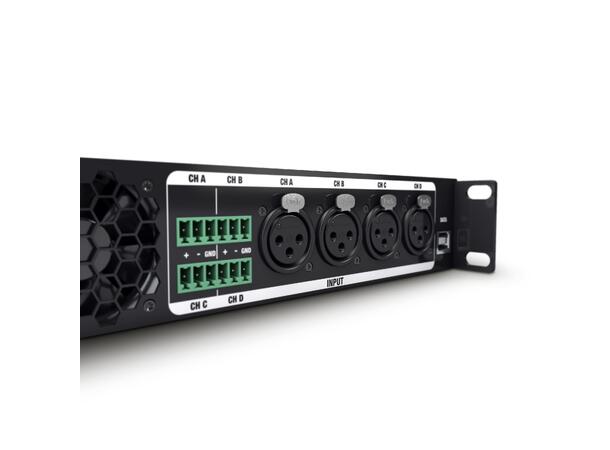 LD CURV 500  - I AMP 4-kansls installasjonsforsterker 